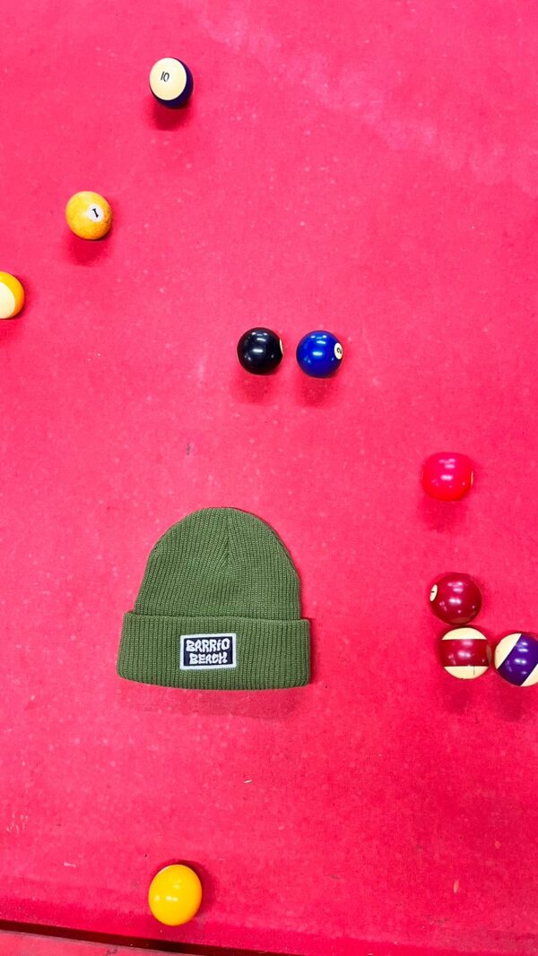 GORRO TEJIDO VERDE